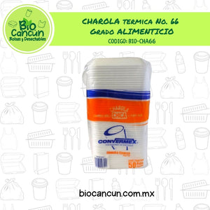 Charola No 66 Lisa Paq c/50 Pzas